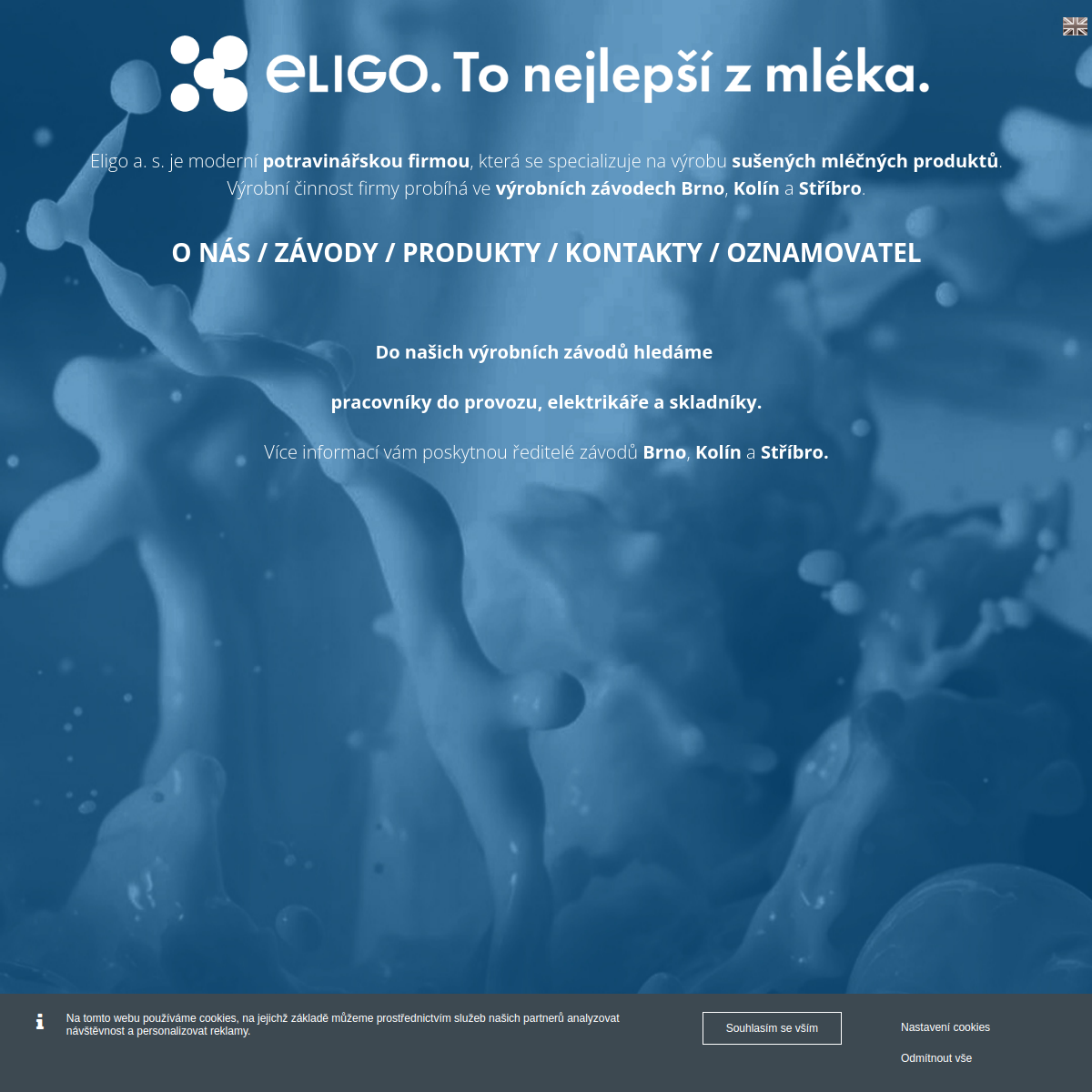Eligo, a.s. website