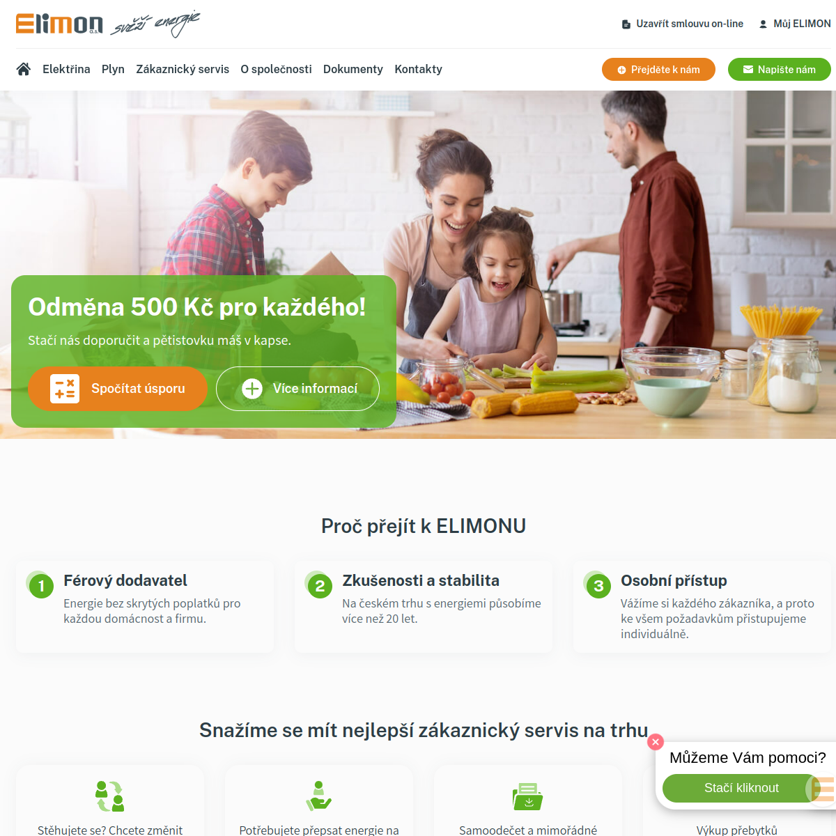 ELIMON a.s. website