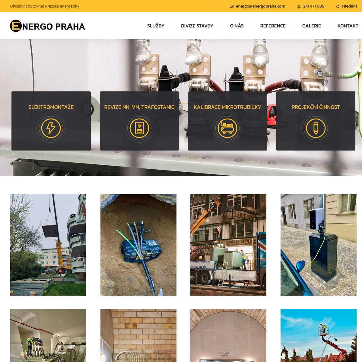 Energo Praha, spol. s r.o. website