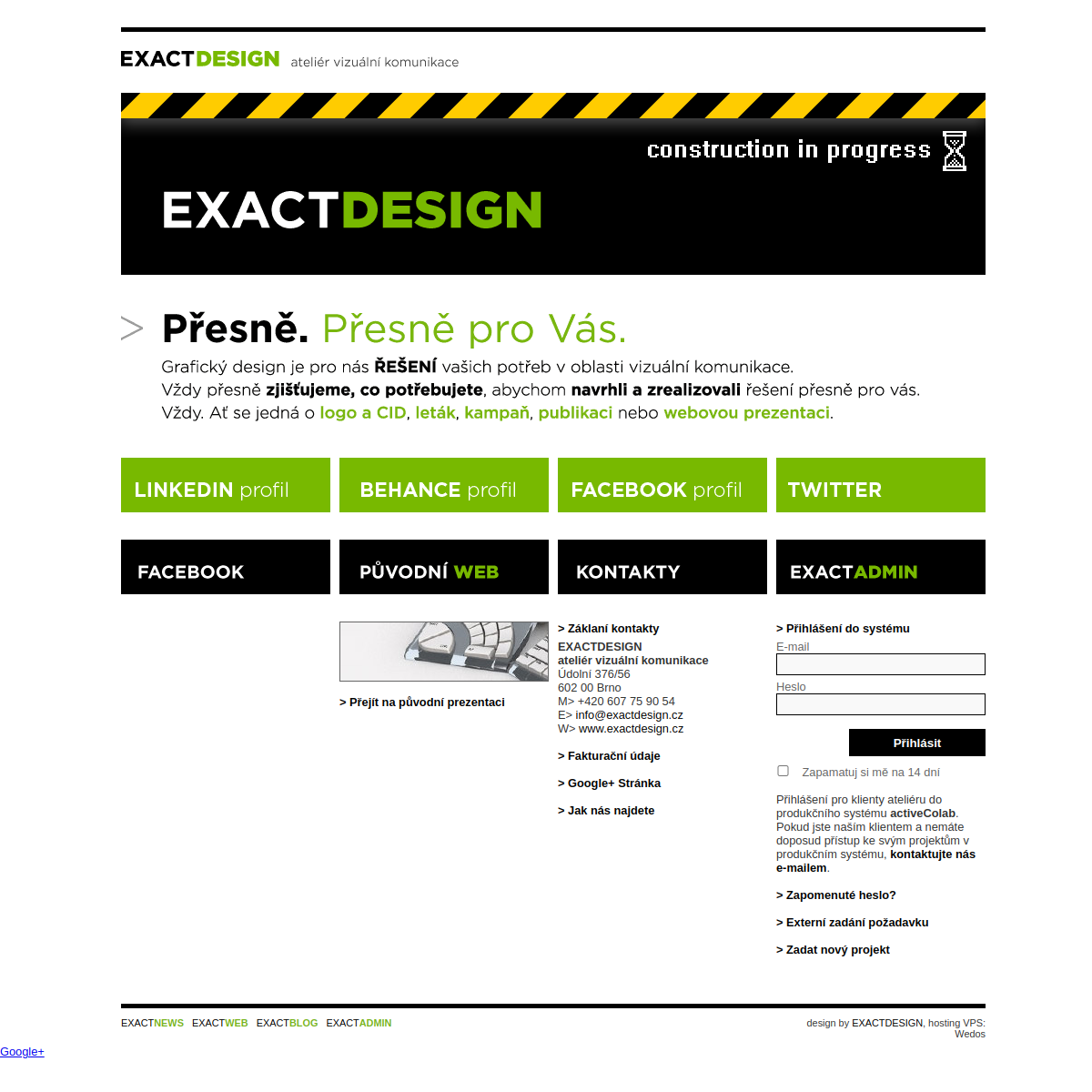 EXACTDESIGN website