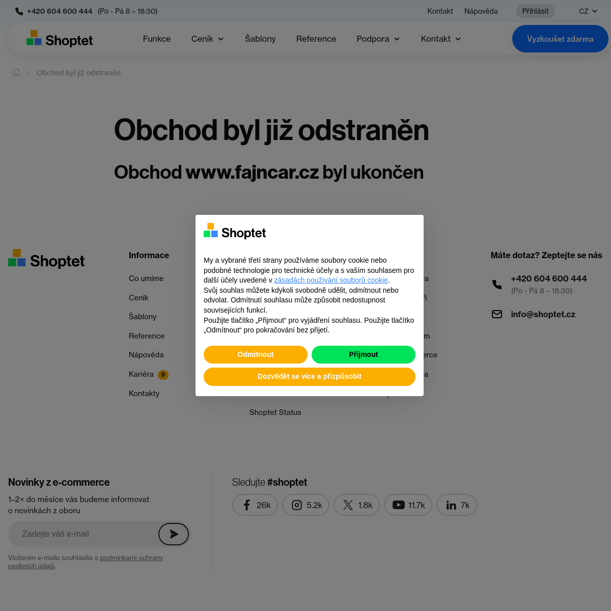 FajnCar.cz website