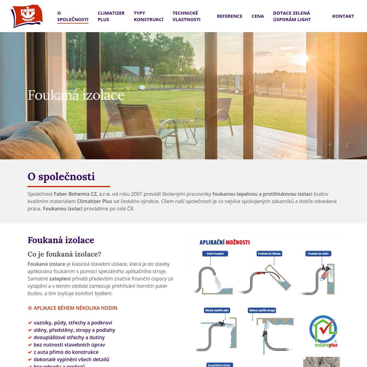 FB Izolace website