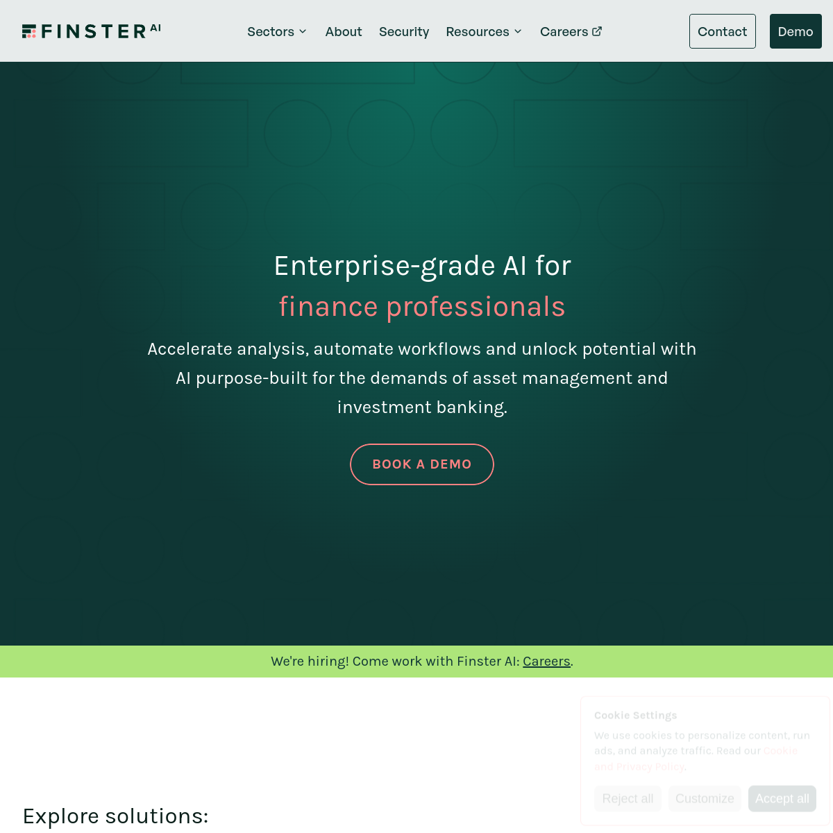 Finster AI screenshot 2