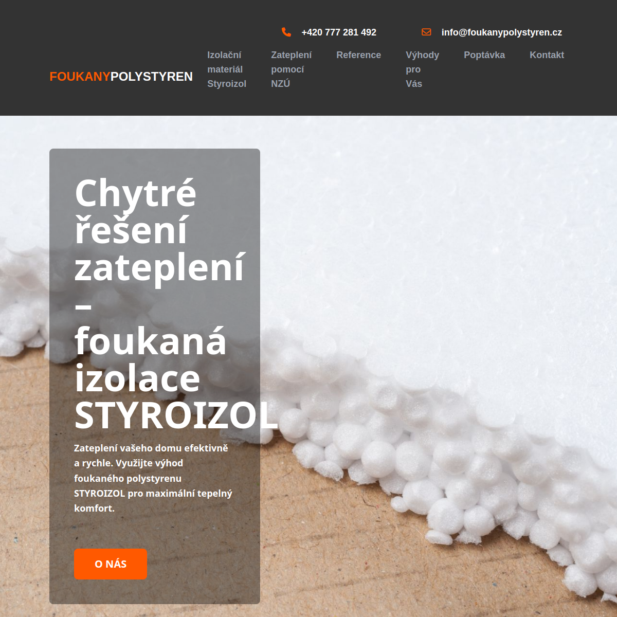 Foukaná izolace Roman Odstrčilík website