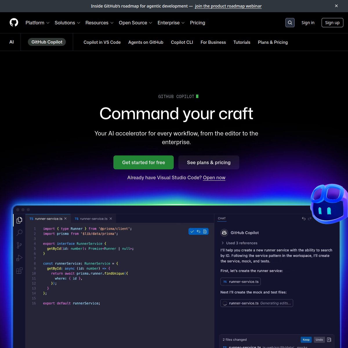 GitHub Copilot screenshot 2
