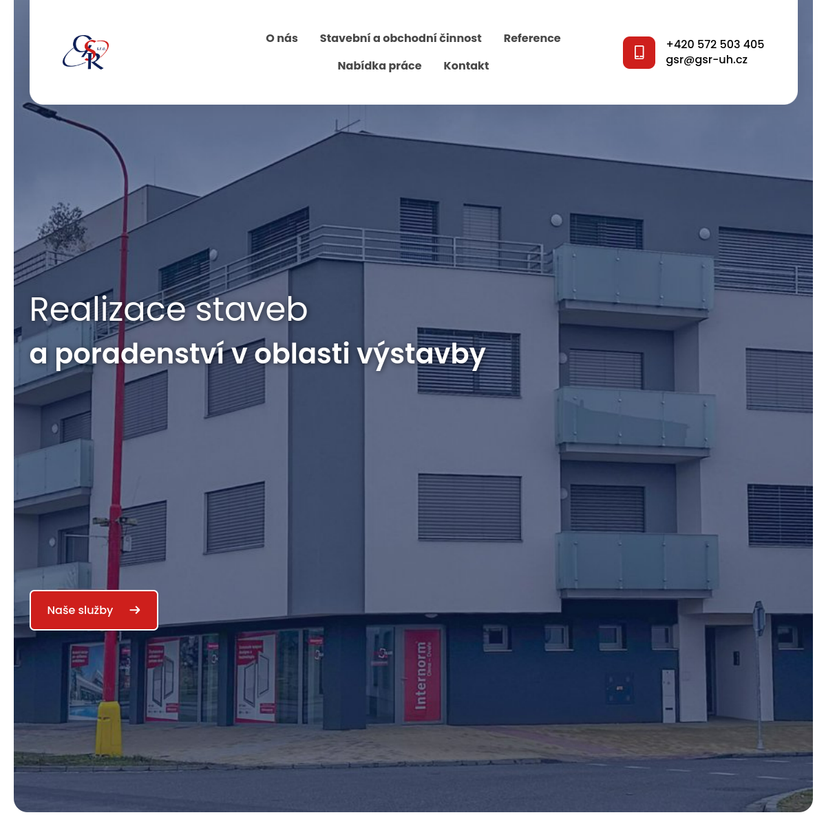GSR, s.r.o. website