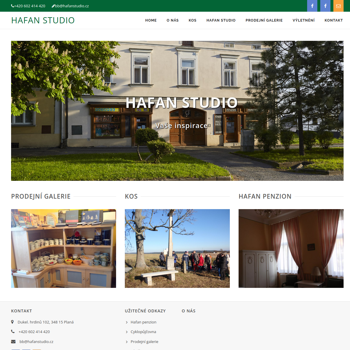 Hafan studio website
