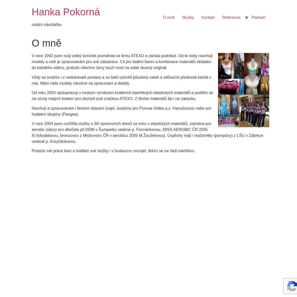 Hanka Pokorná website