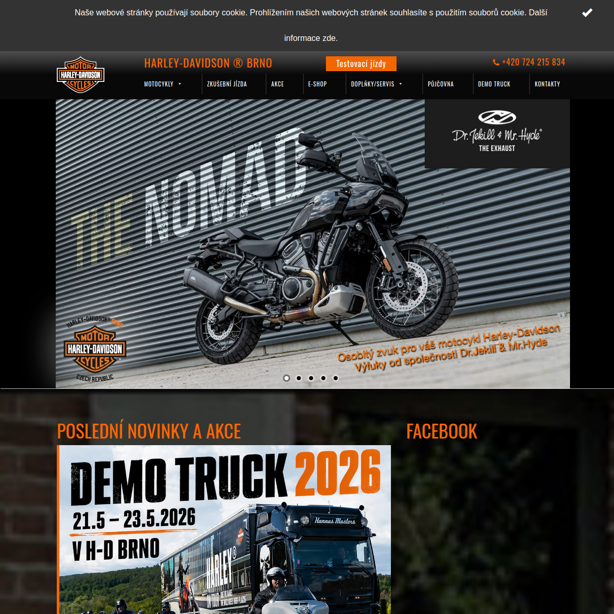 Harley-davidson-brno.cz website
