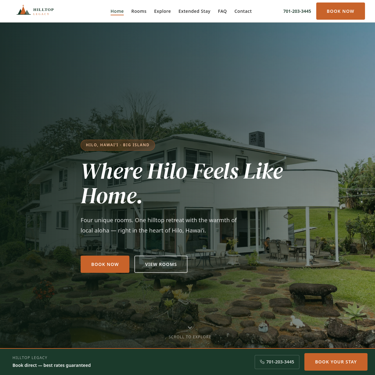 Hilltop Legacy website