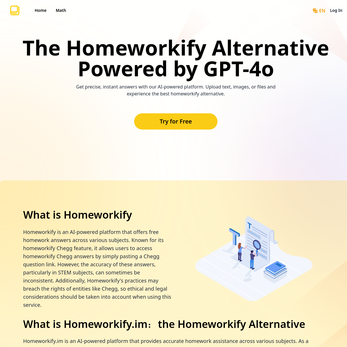 Homeworkify.im screenshot 1