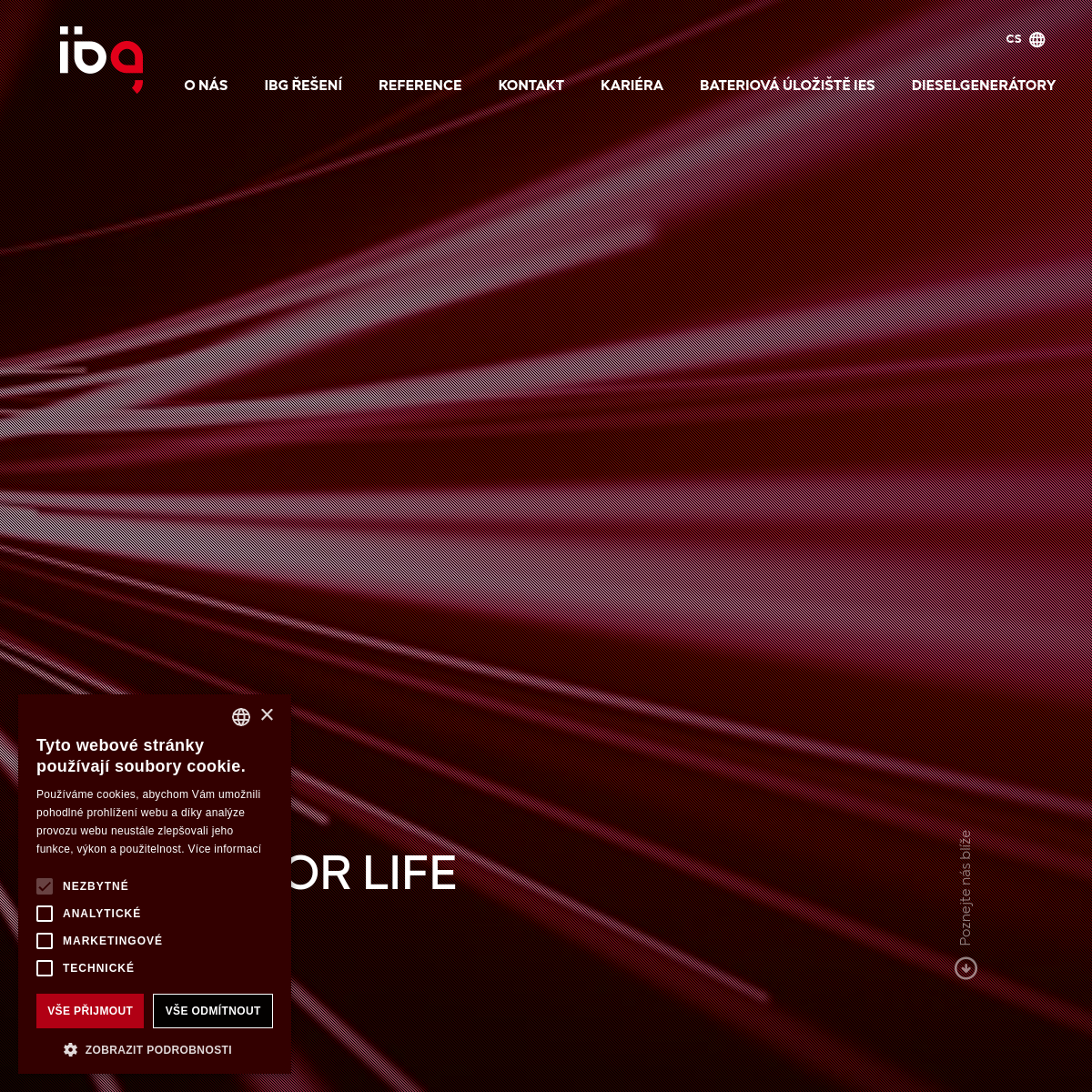 IBG Česko website
