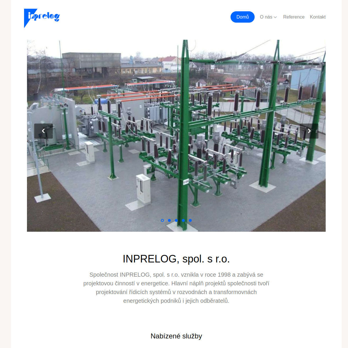 INPRELOG, spol. s r.o. website