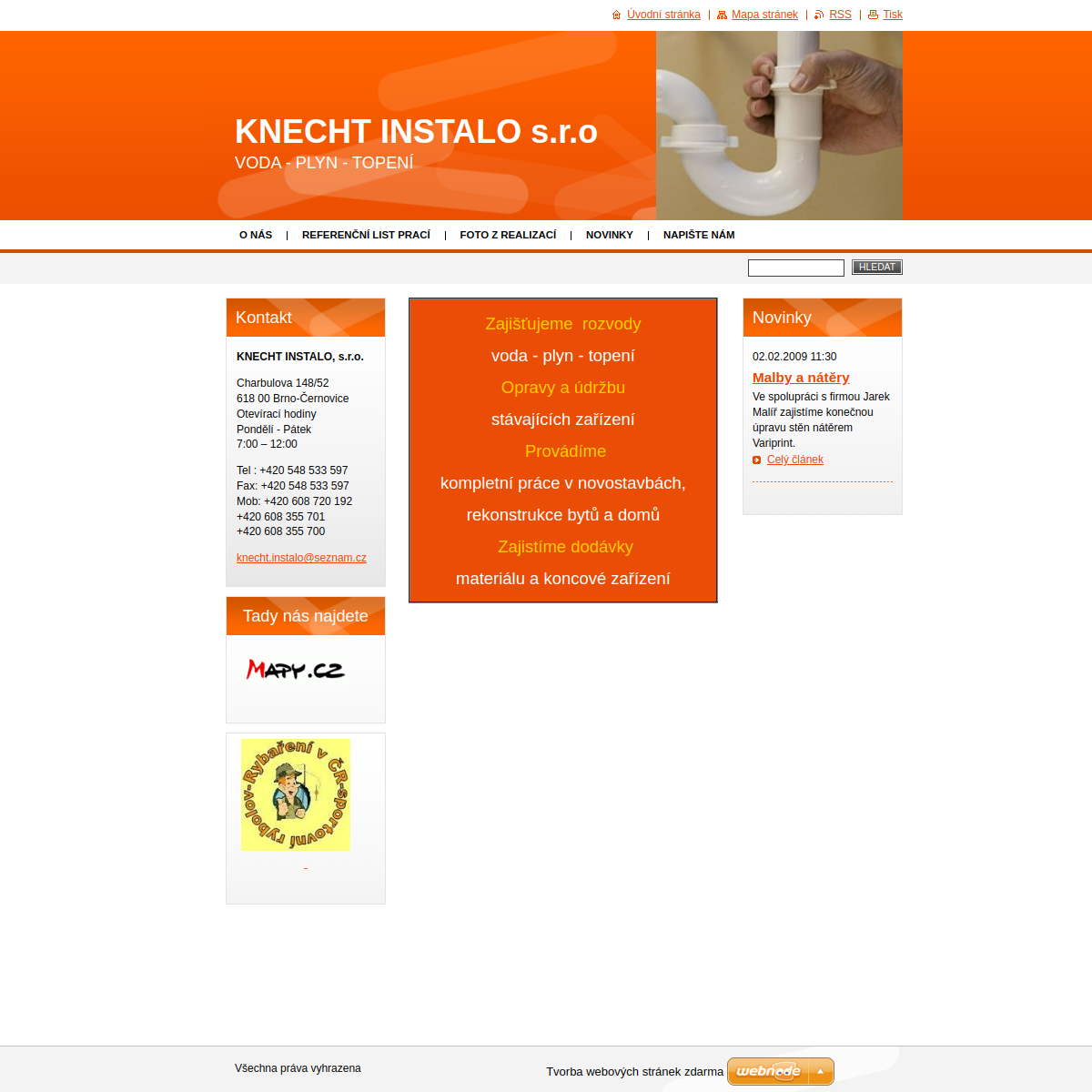 KNECHT INSTALO website