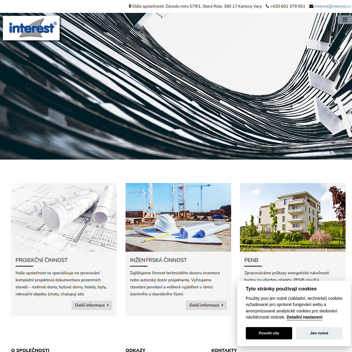 INTEREST KV, spol. s r.o. website