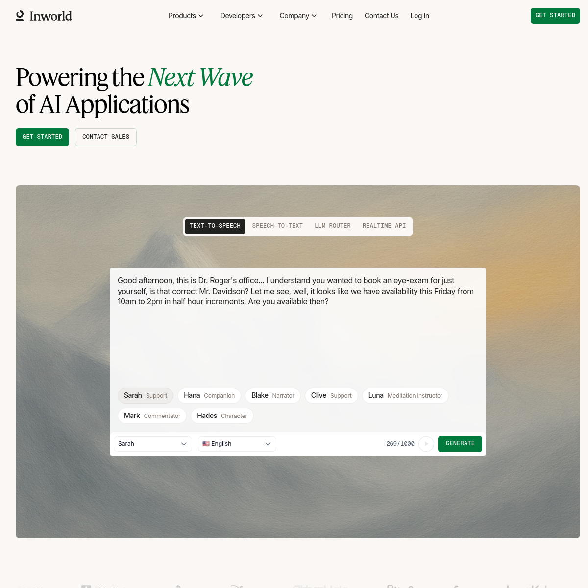 Inworld AI screenshot 2