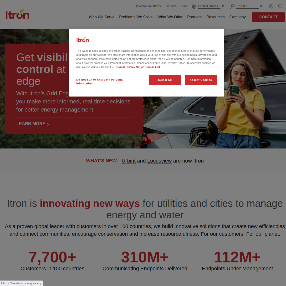 Itron website