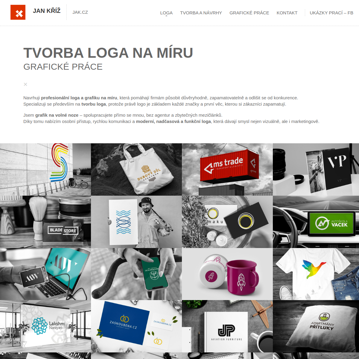 Jan Kříž website