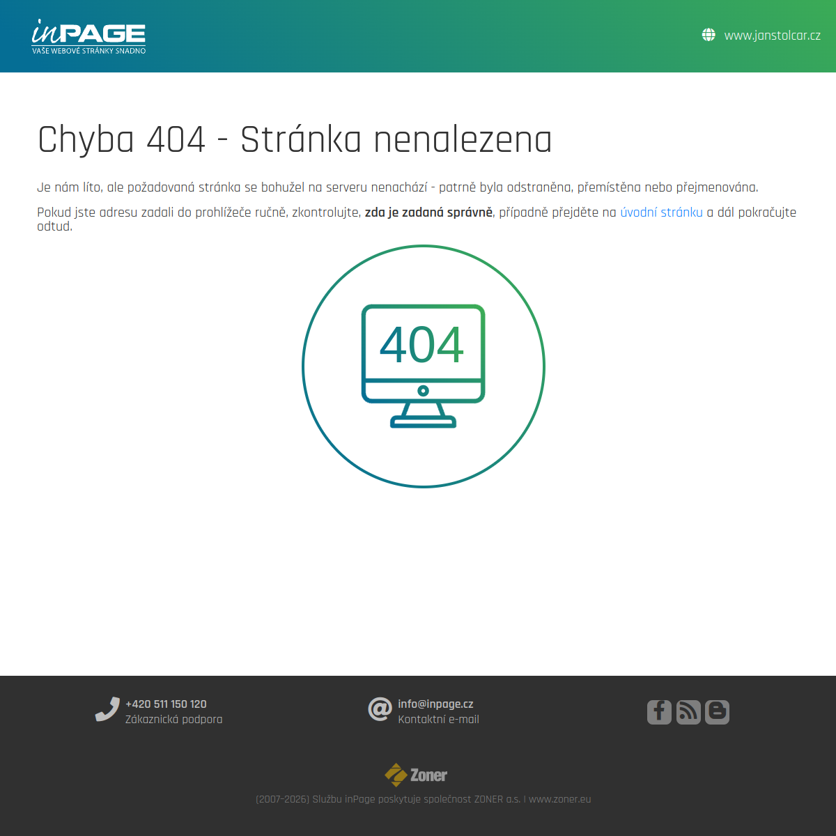 Zámečnictví Štolcar website