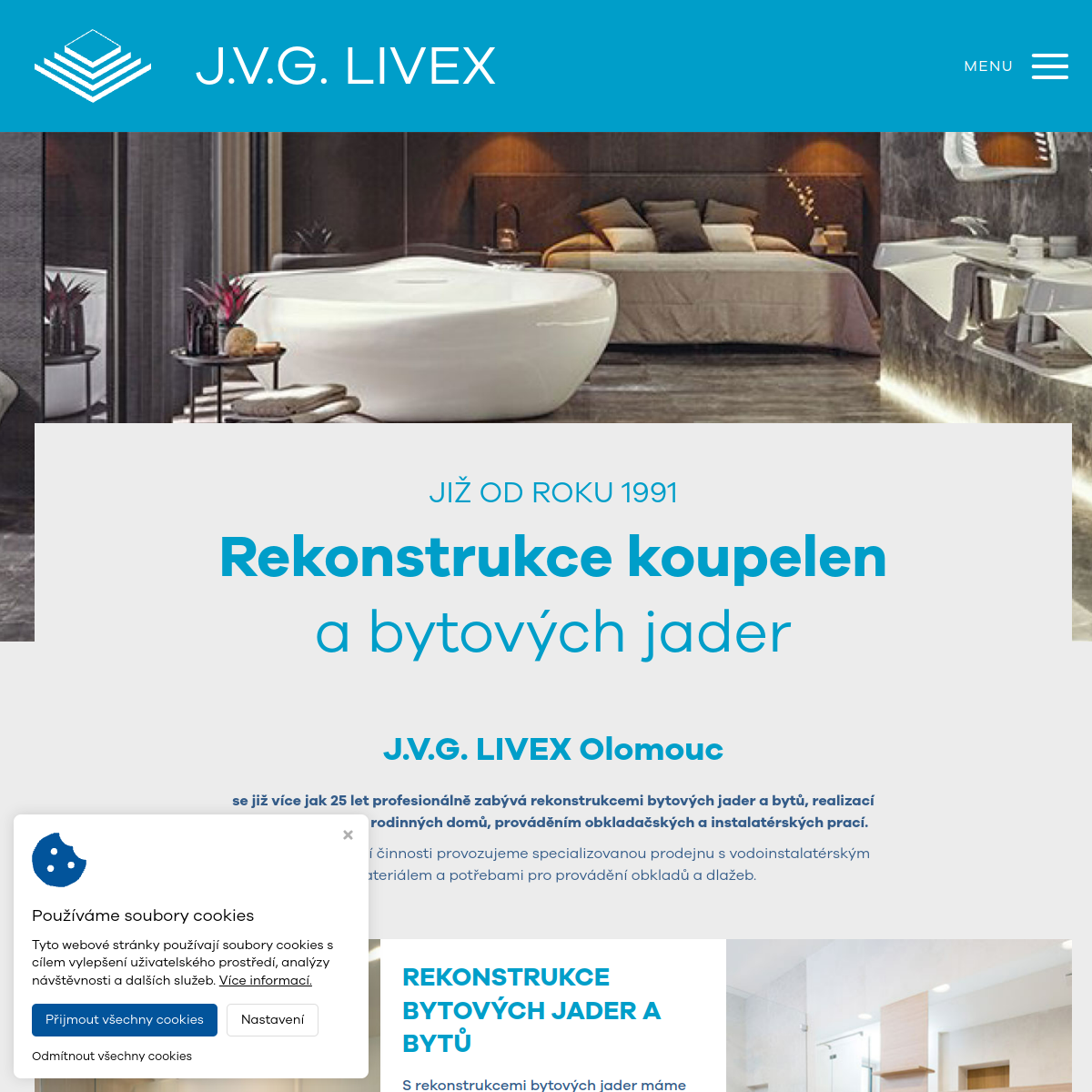 J. V. G. LIVEX, spol. s r.o. website