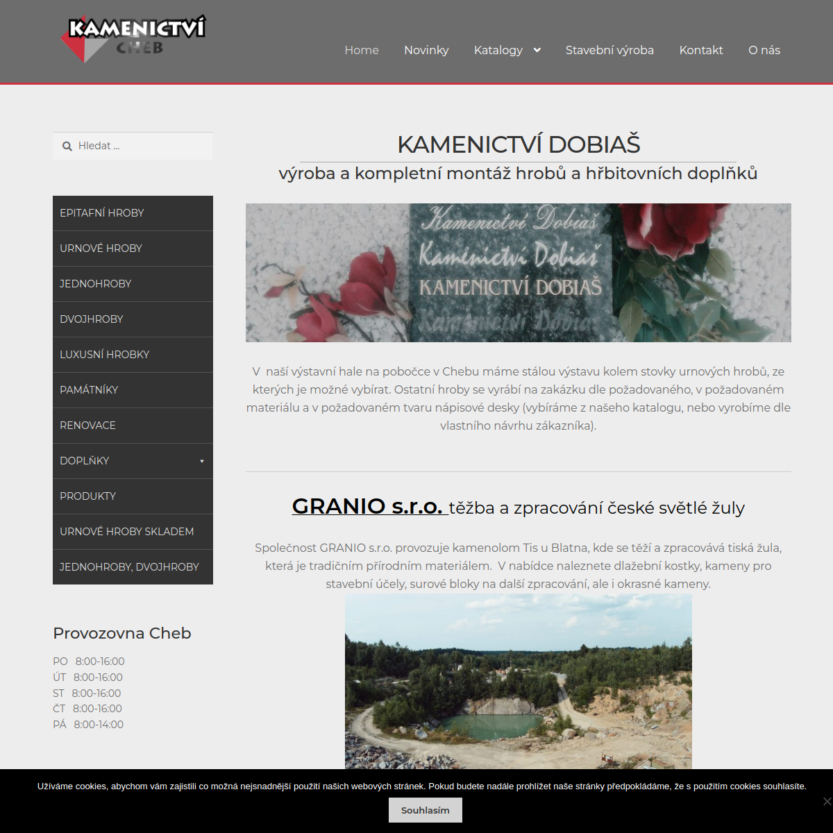 KAMENICTVÍ DOBIAŠ website