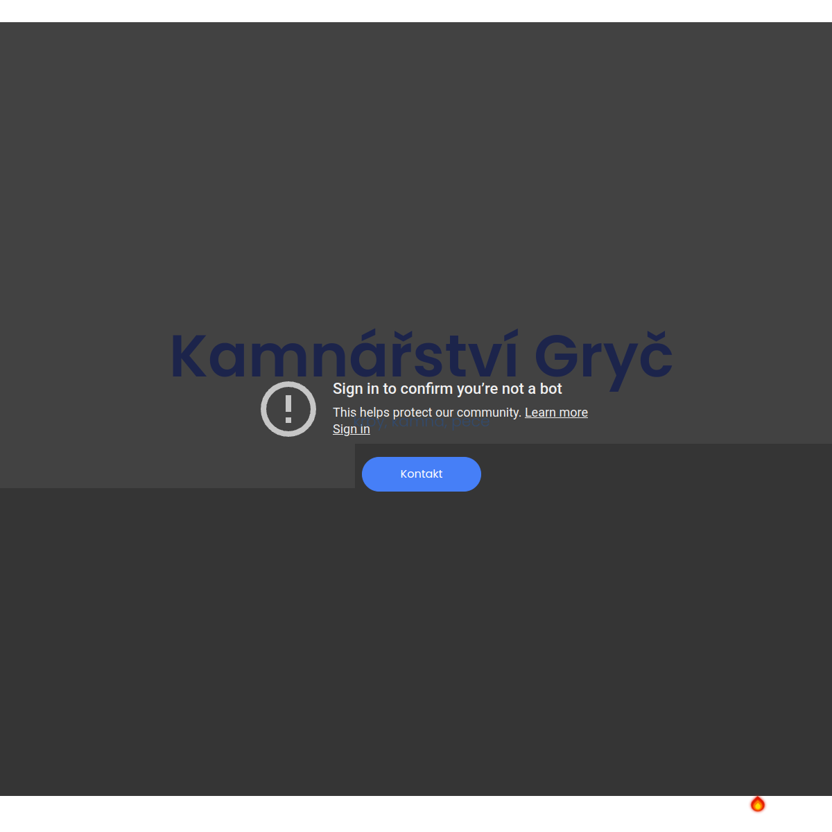 Petr Gryč Kamnářství website