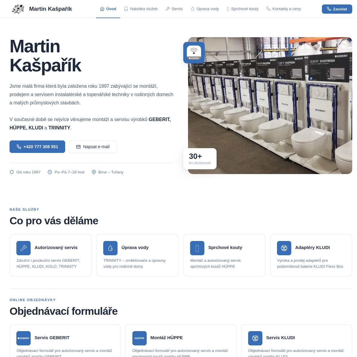 MARTIN KAŠPAŘÍK website