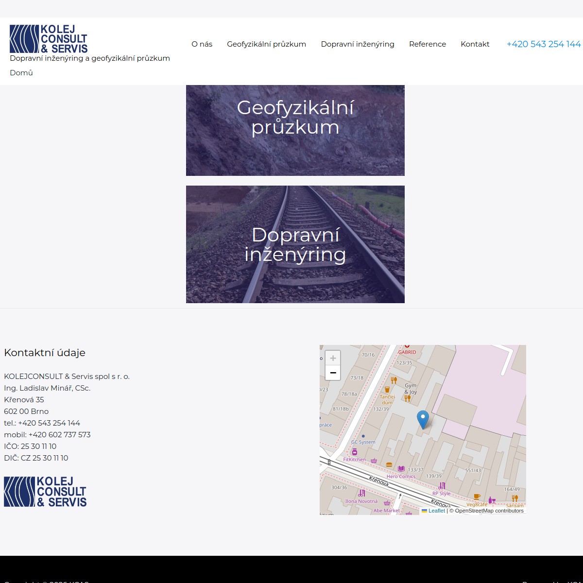 KOLEJCONSULT & servis, spol. s r.o. website