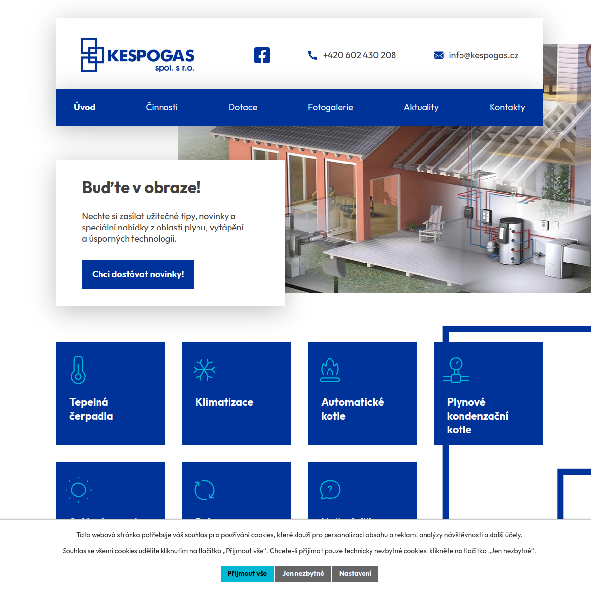 KESPO GAS, s.r.o. website