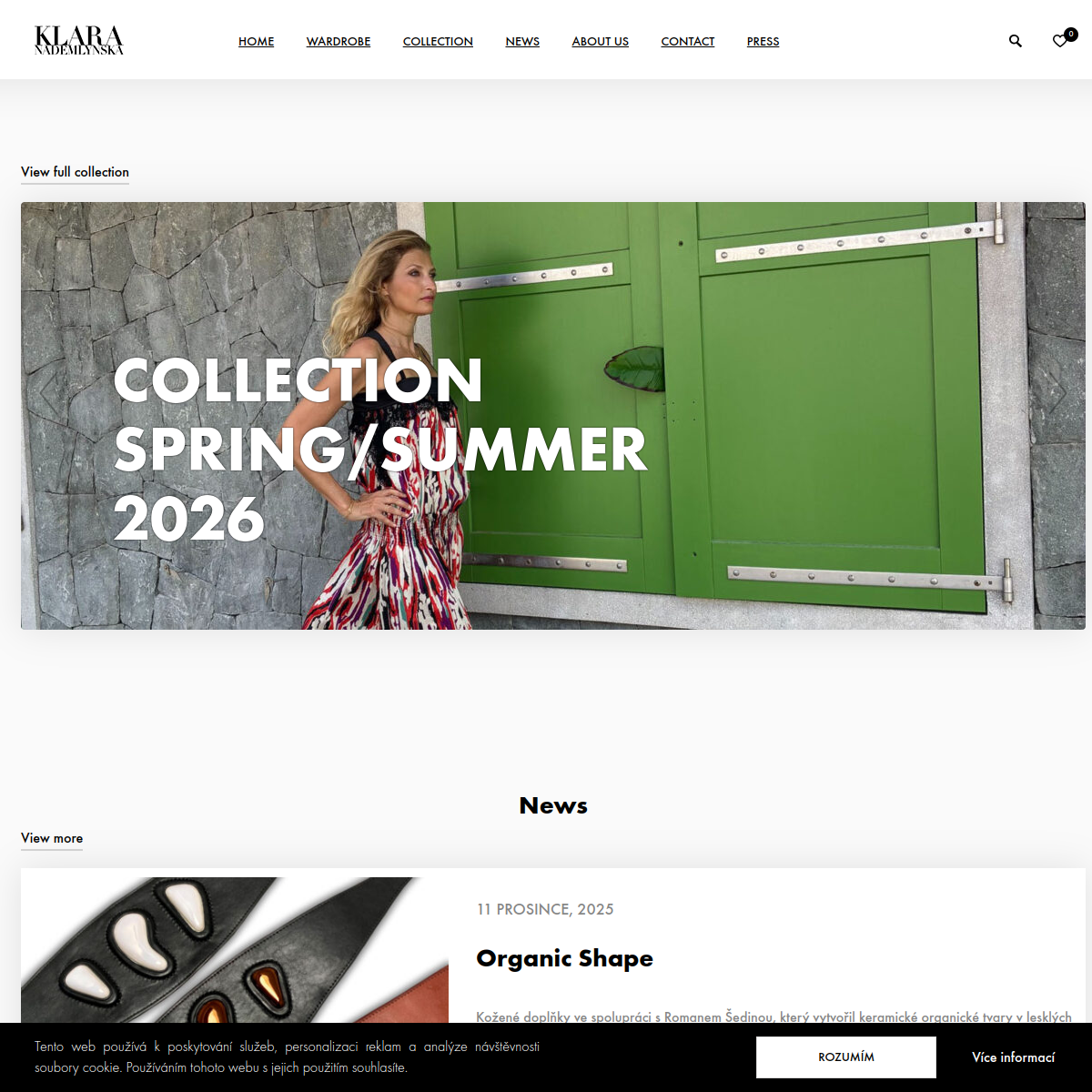 NADEMLÝNSKÁ, s.r.o. website