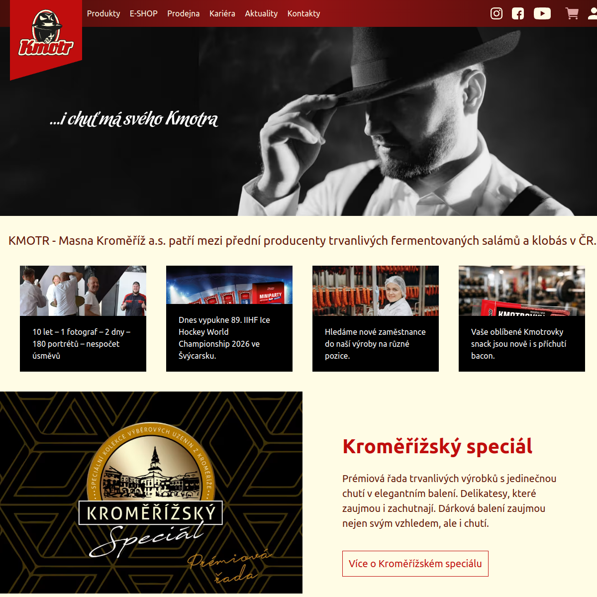 KMOTR - Masna Kroměříž, a.s. website