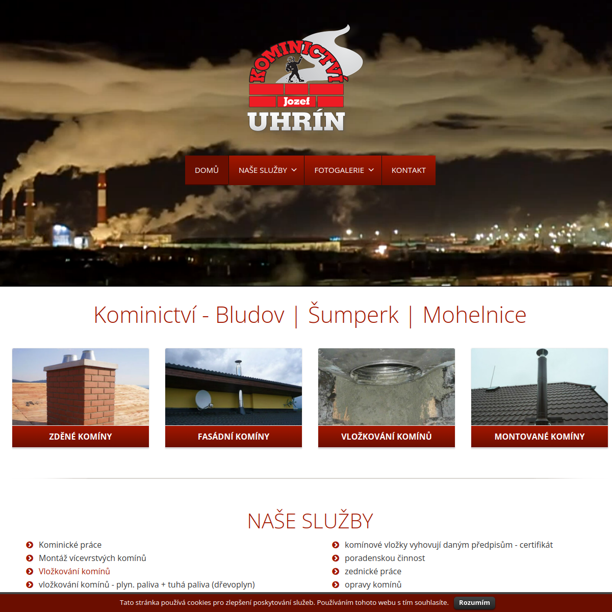 KOMINICTVÍ JOZEF UHRÍN website