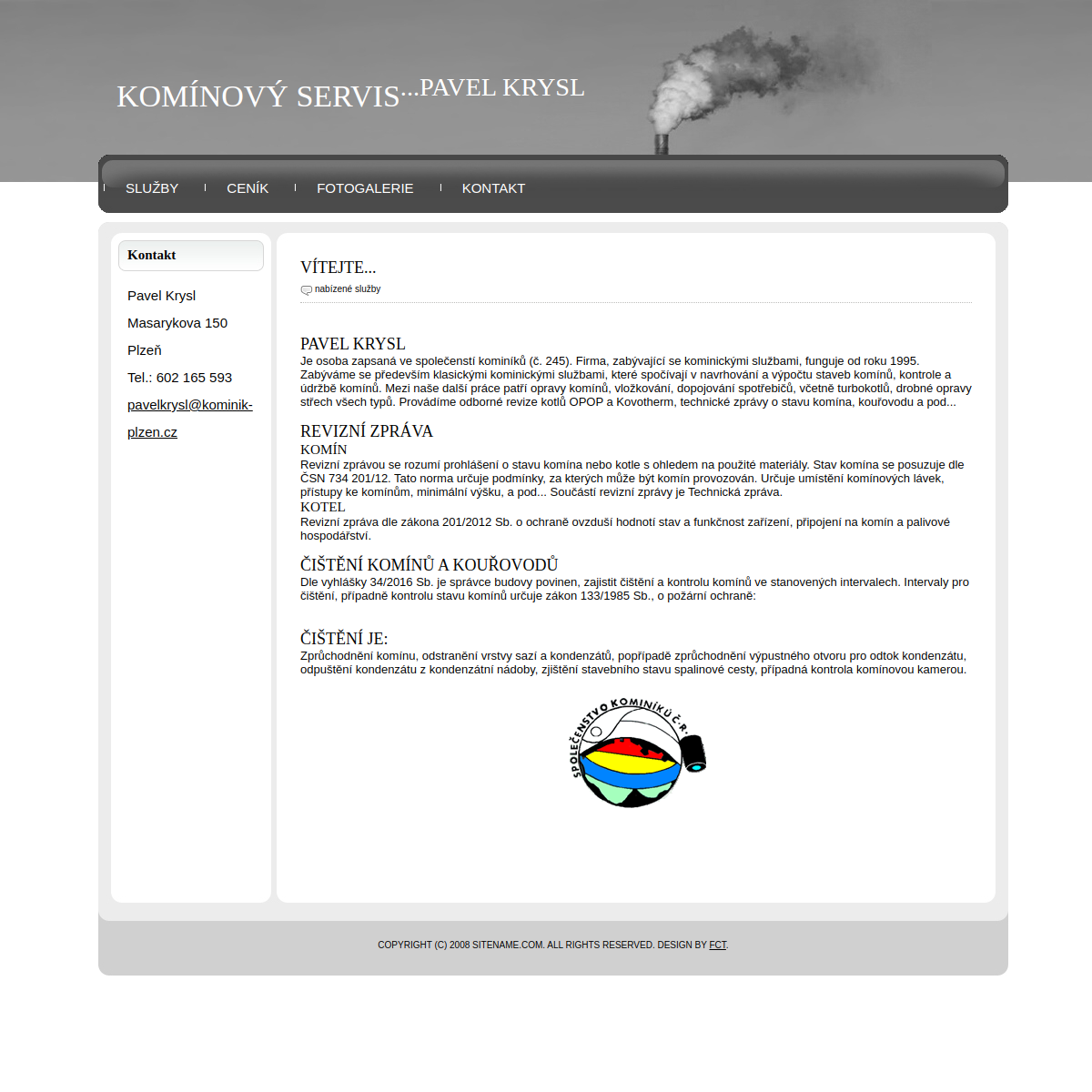 Pavel Krysl website