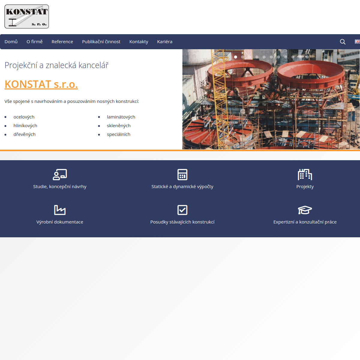 KONSTAT, s.r.o. website