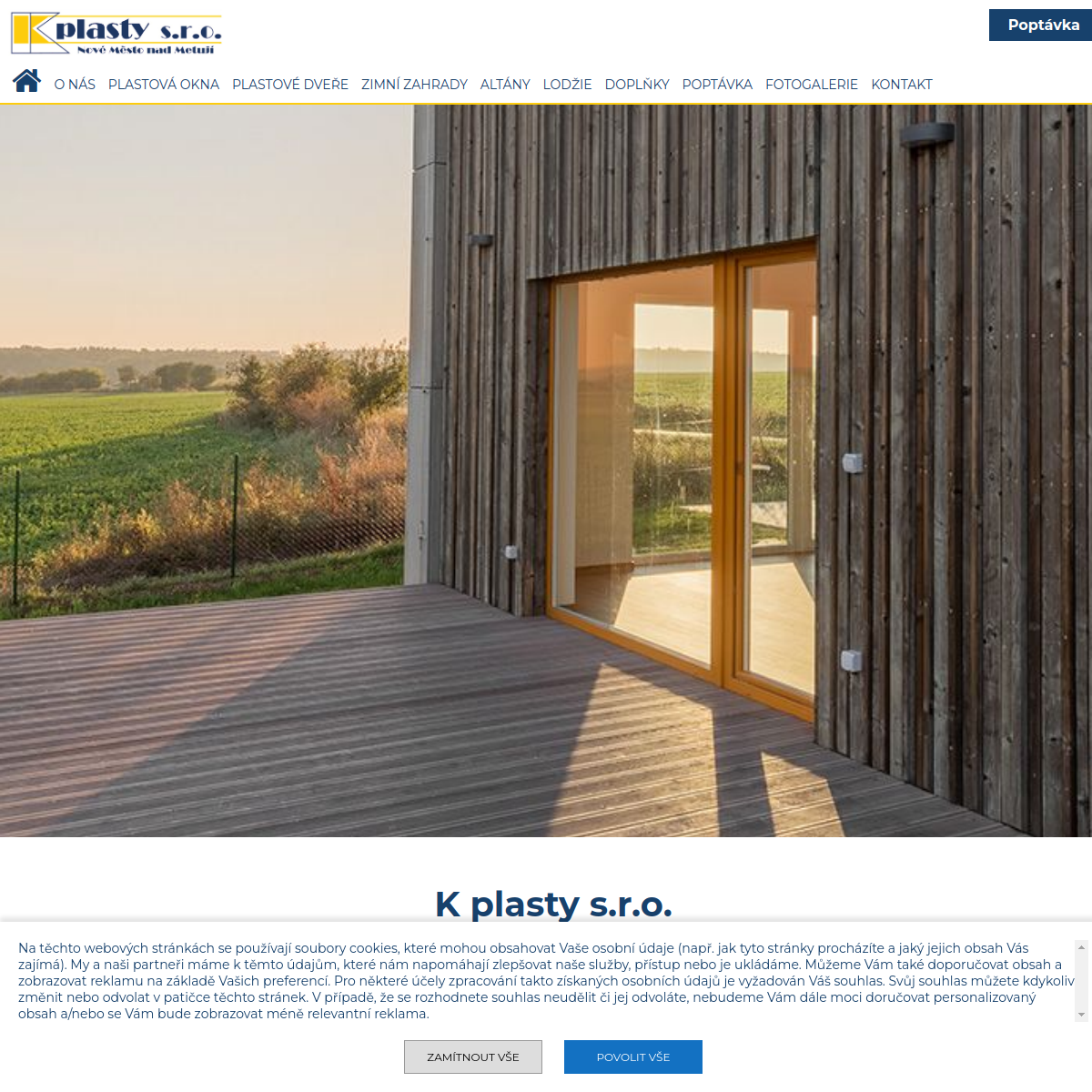 K plasty, s.r.o. website
