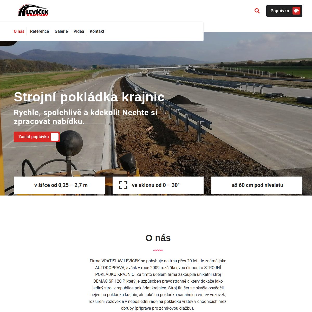 krajnice.cz website