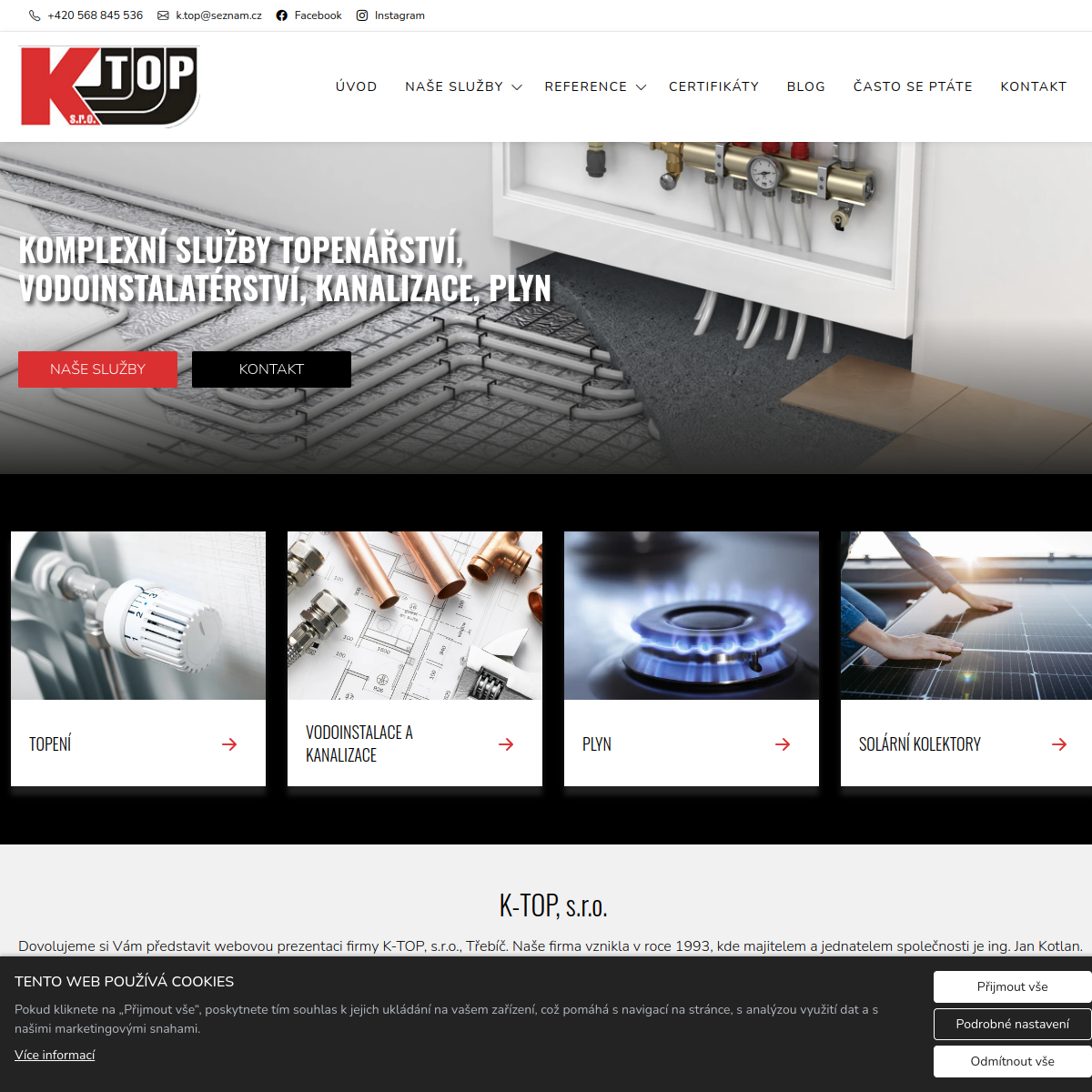 K-TOP website