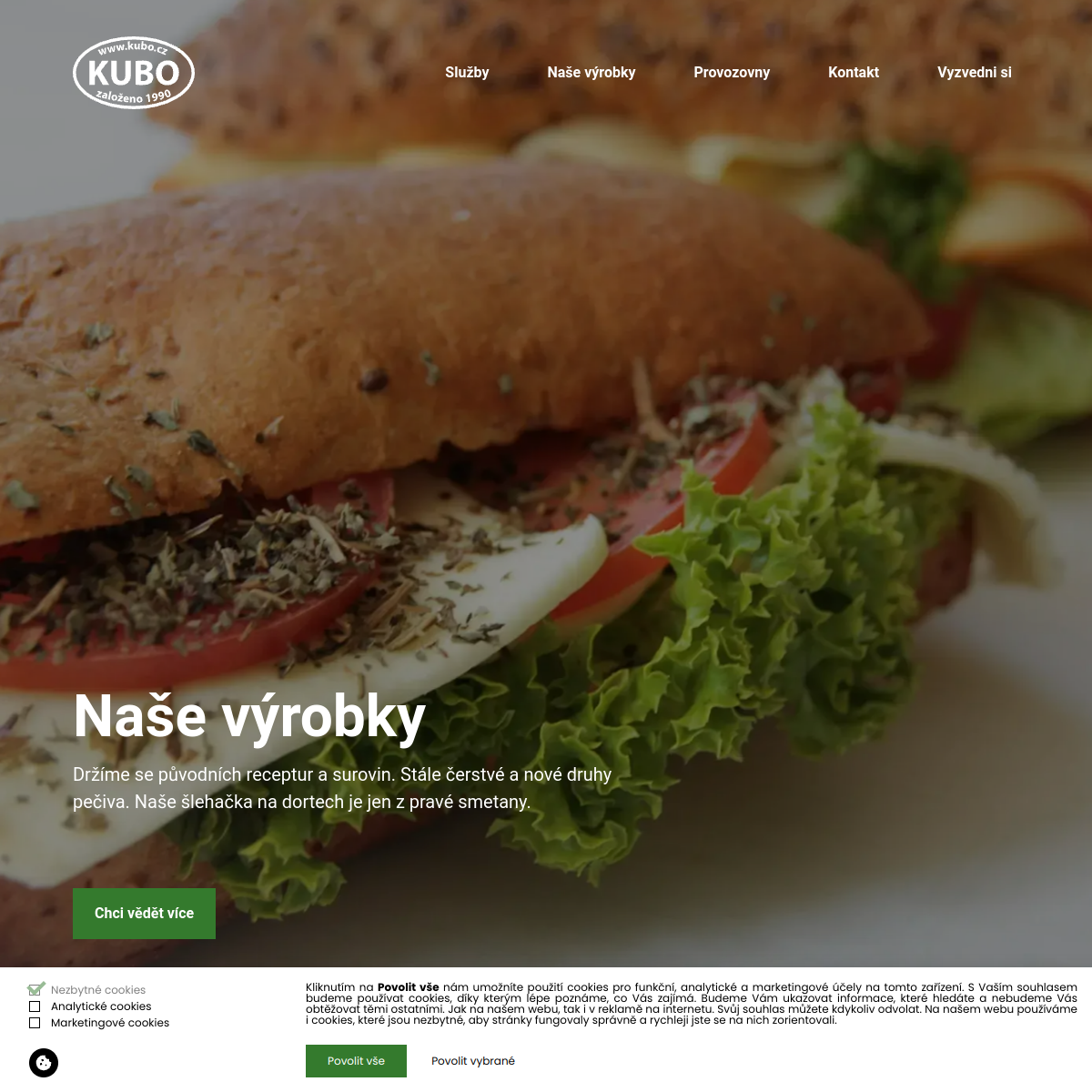 Lahůdky Děčan website