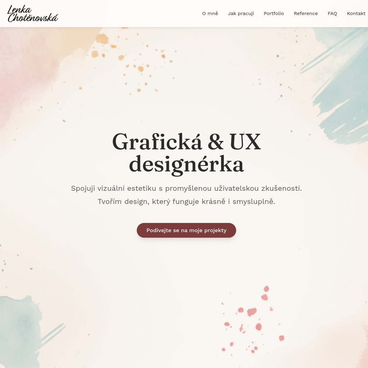 Lenka Chotěnovská website