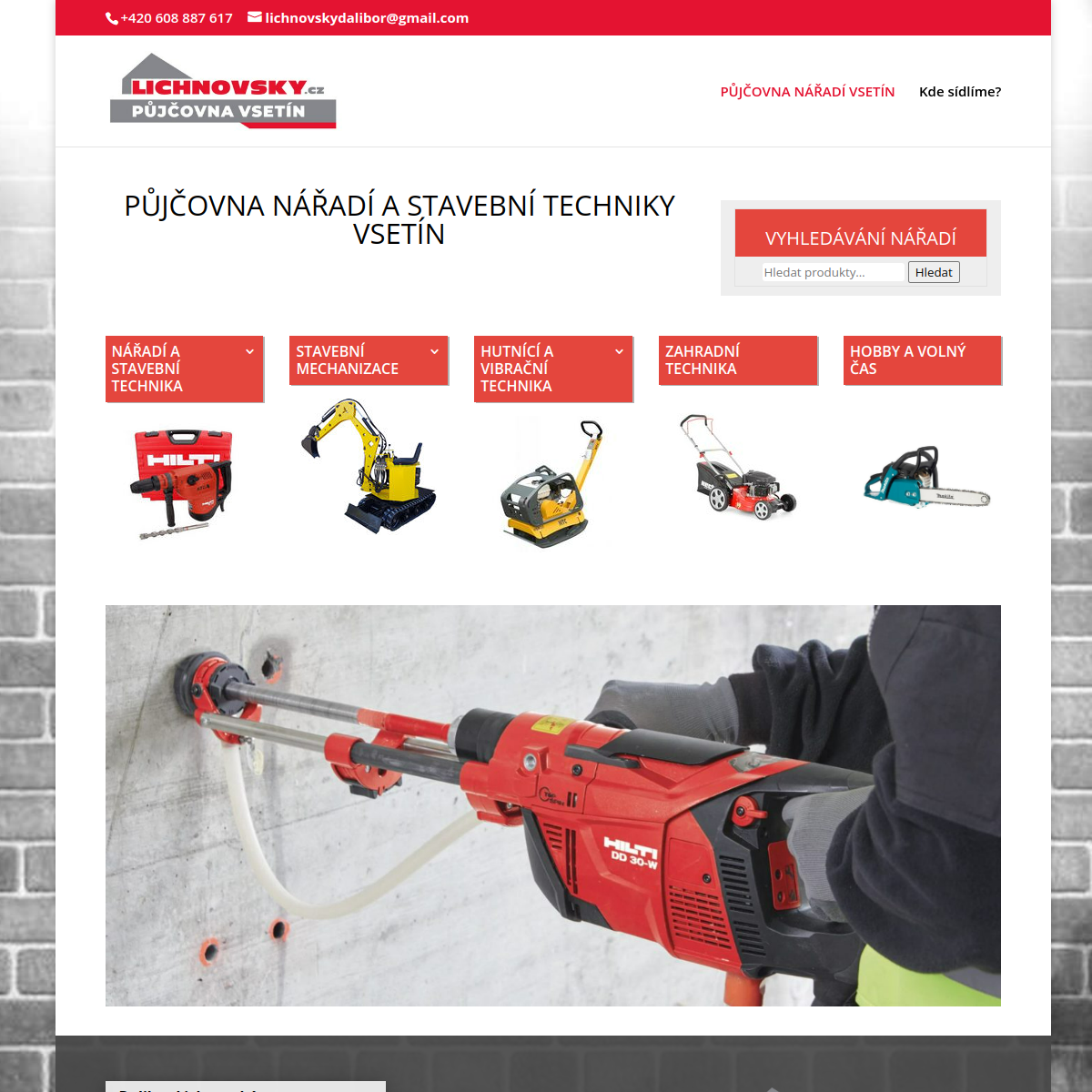 Lichnovsky.cz website