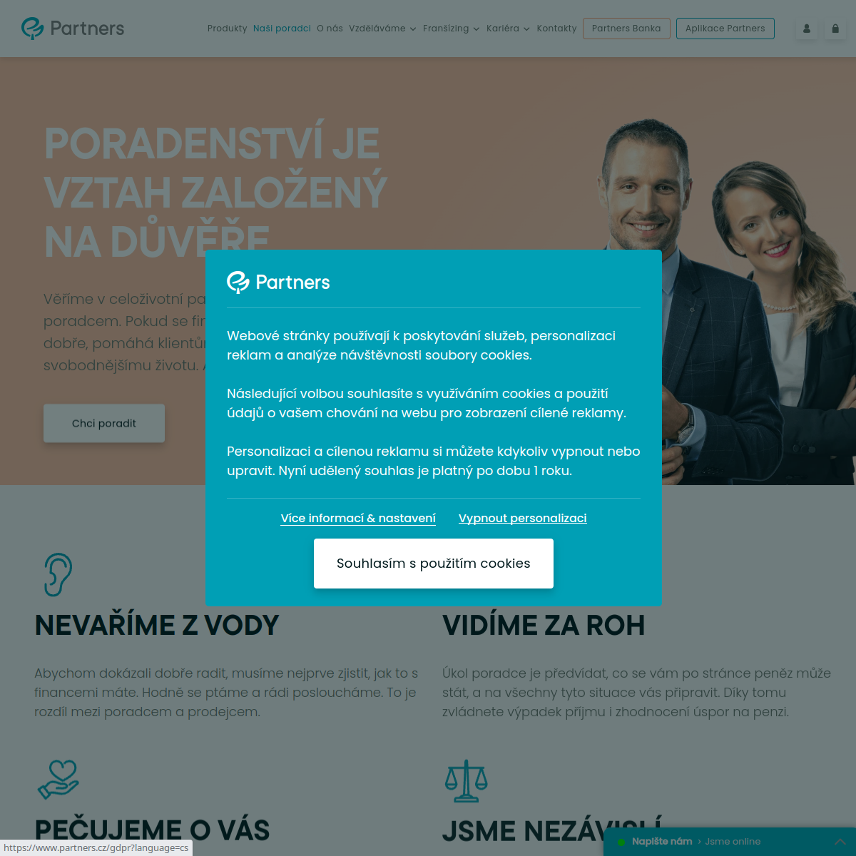 Partners website