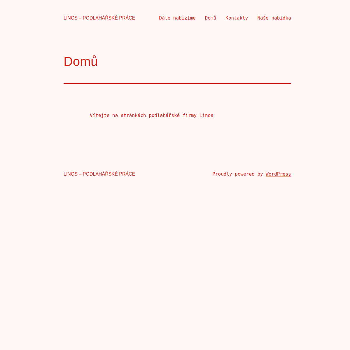 Linos website
