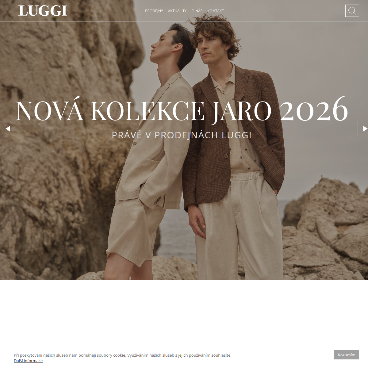 LUGGI MEN′S website