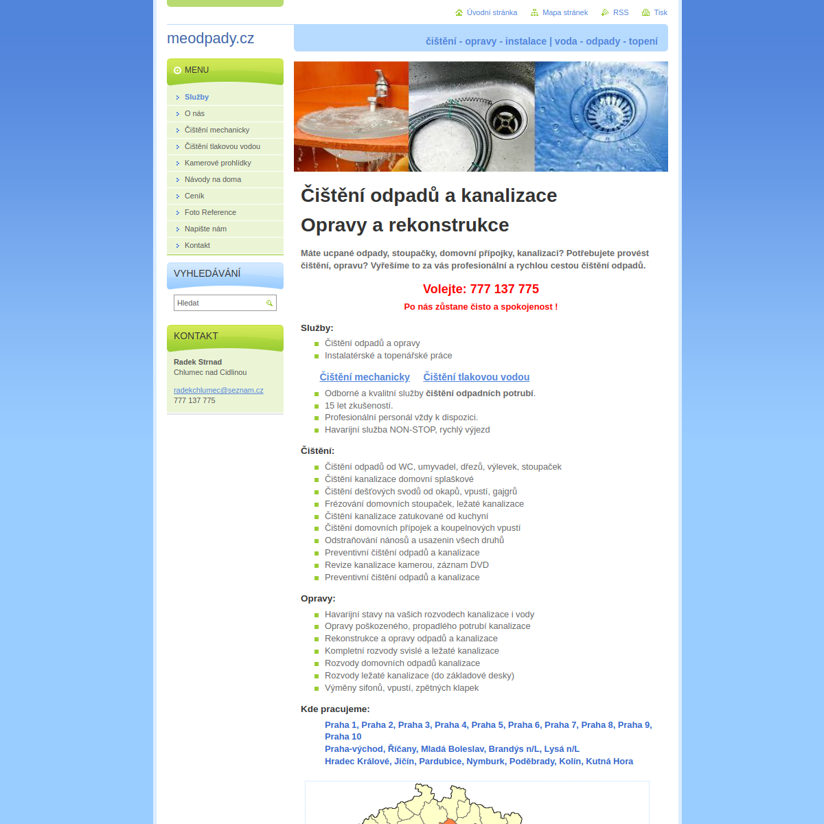 Radek Strnad - TopTopení website