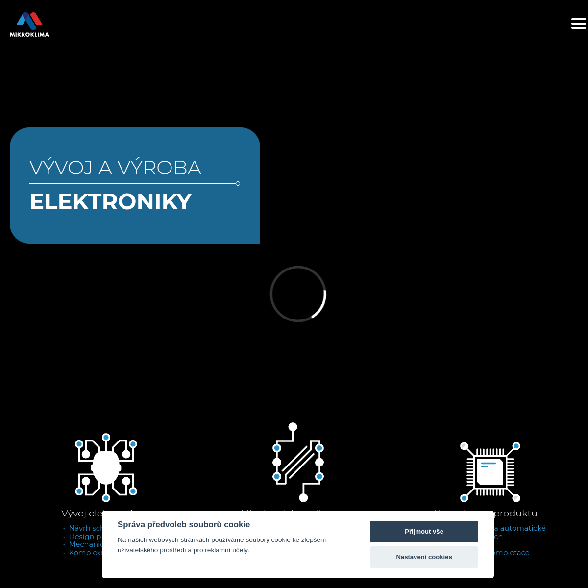 MIKROKLIMA, s.r.o. website