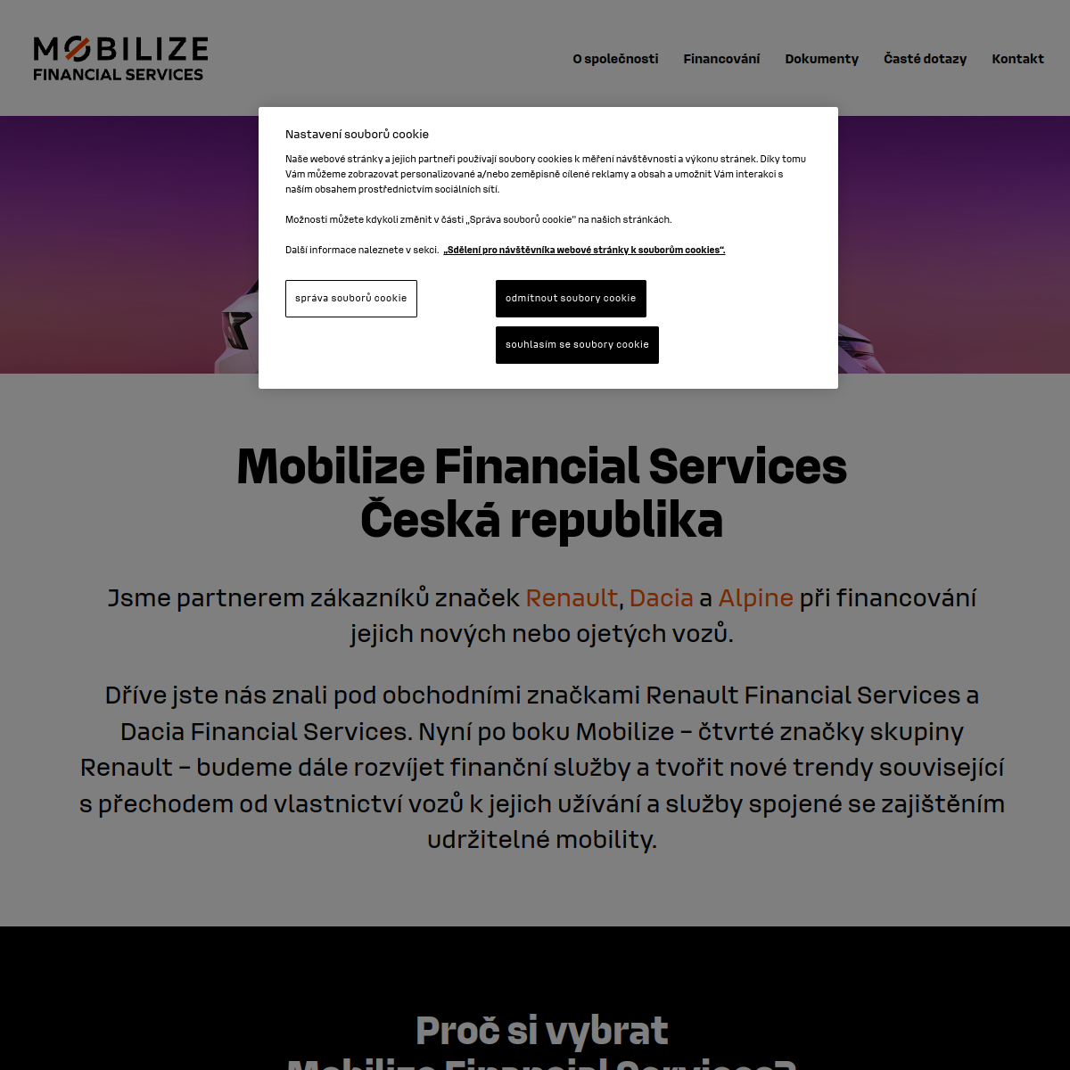 Mobilize Financial Services website