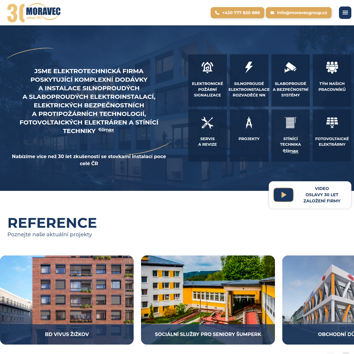 MORAVEC group s.r.o. website