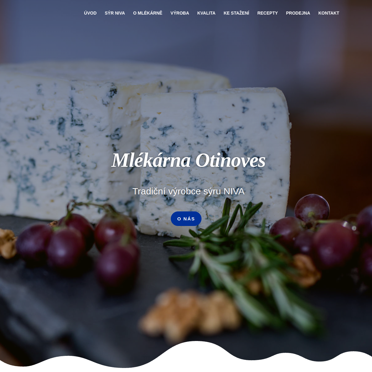 Mlékárna Otinoves, s.r.o. website