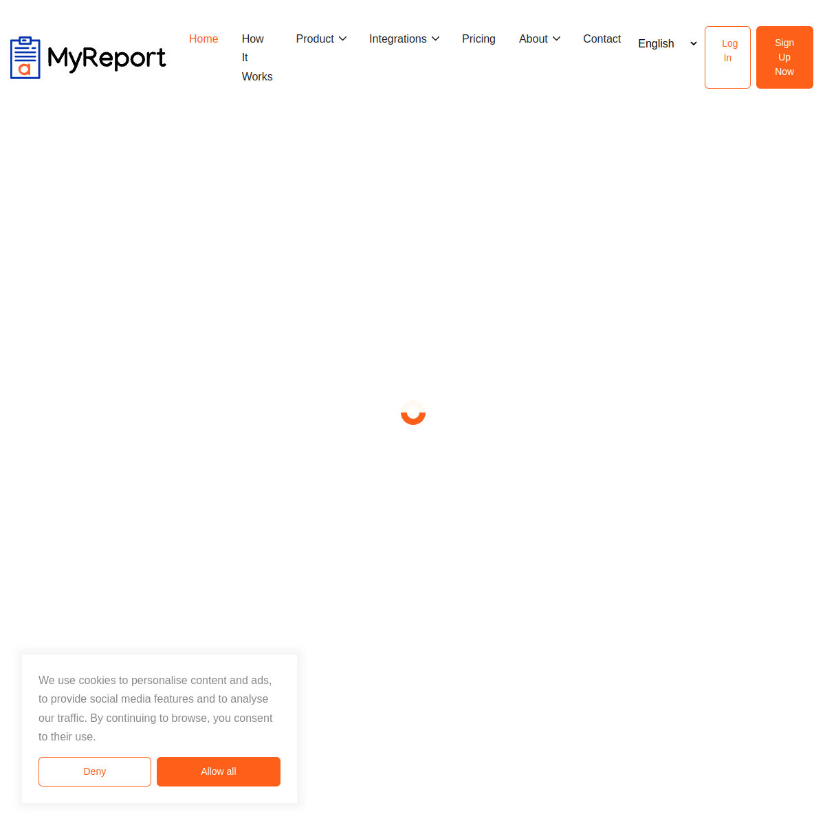 MyReport screenshot 1