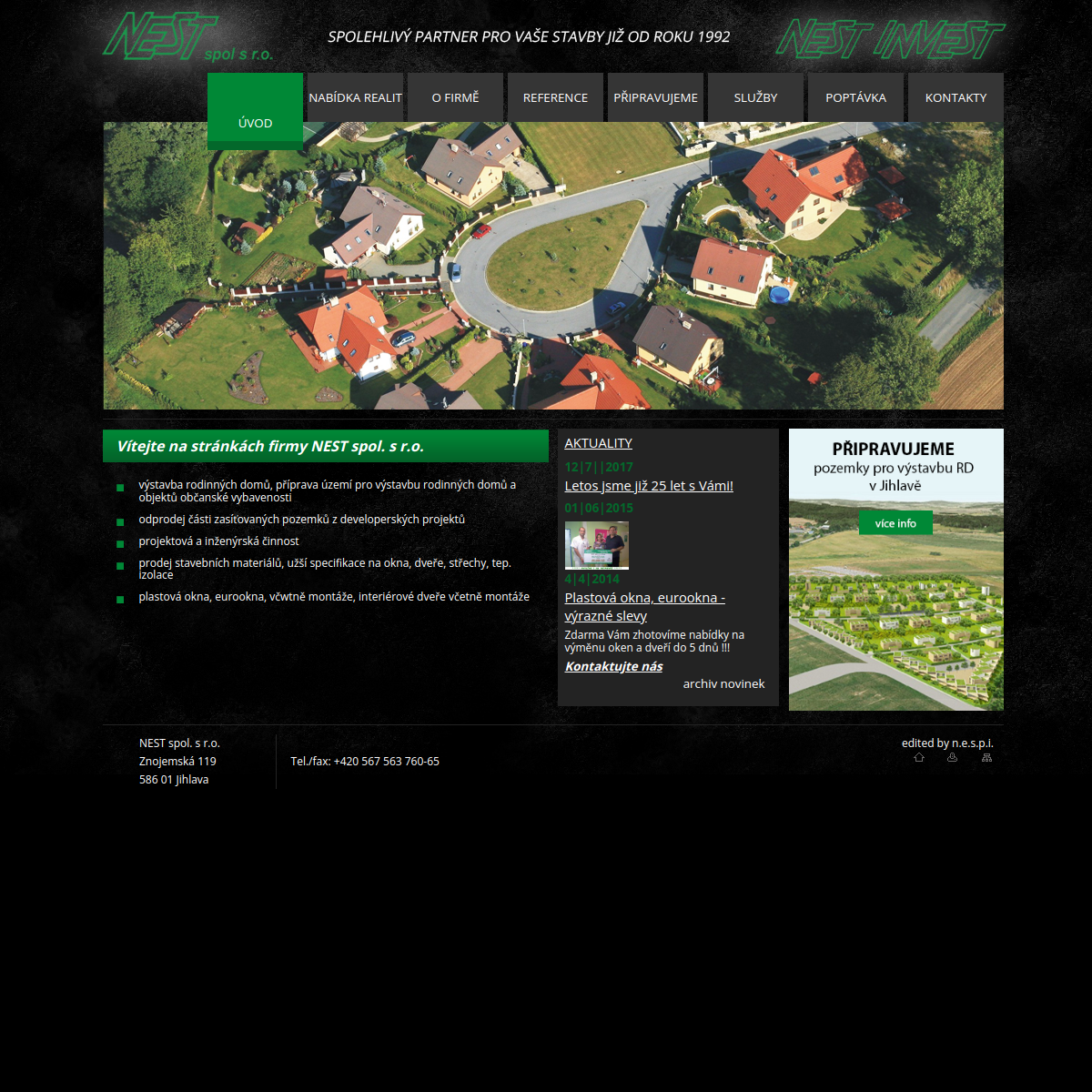 NEST, spol. s r.o. website